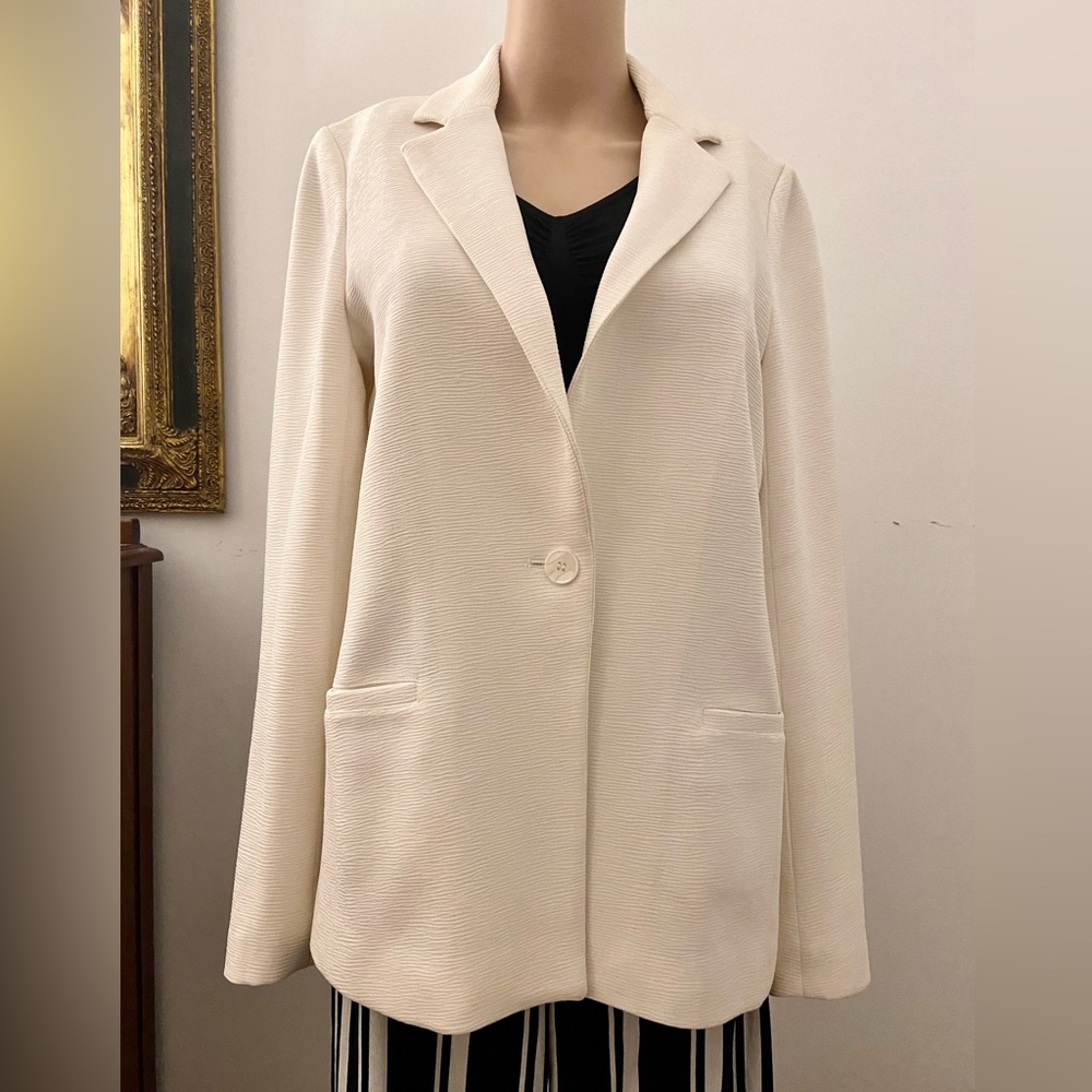 Cynthia Rowley single button blazer